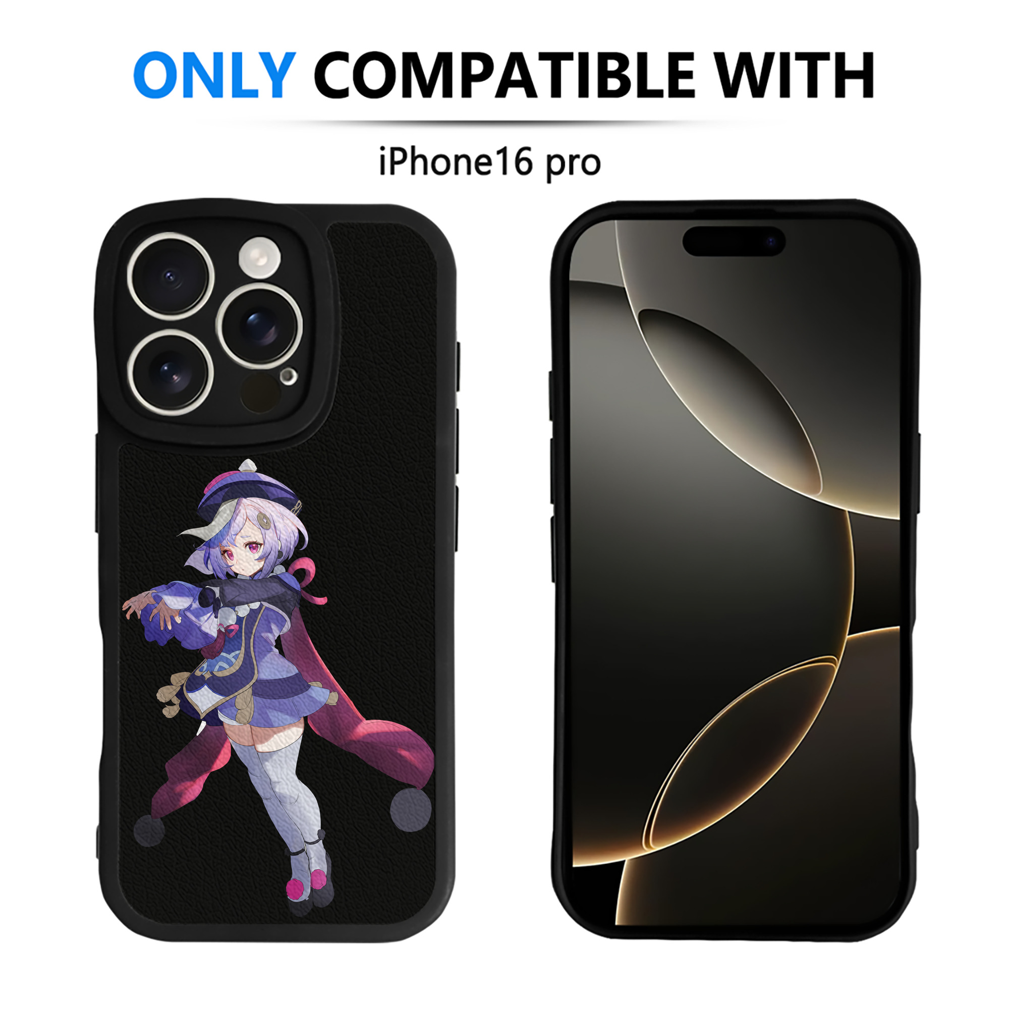 げんし神 七七 なな  genshin Nana 【iPhone 16シリーズ対応】シリコンスマホケース（レザー調） 材質：シリコン